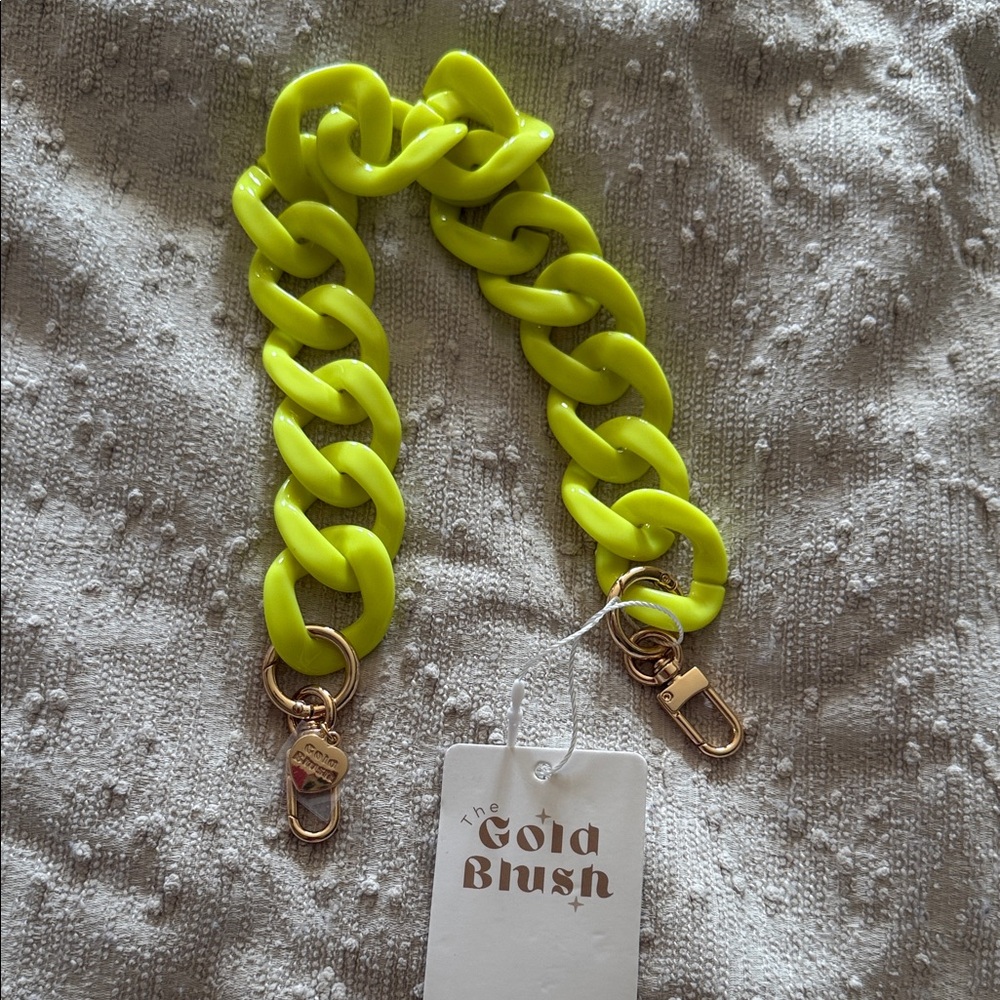 Neon Yellow Chain Strap